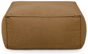 Кафяв пуф от букле Mass – SLOWDOWN