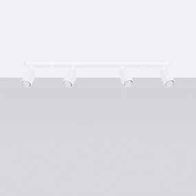 Бял прожектор 6,5x81 cm Gleam – Sollux