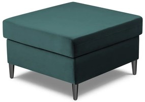 Кадифена табуретка в петролен цвят Kyoto – Cosmopolitan Design