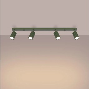 Brilagi - LED точково осветително тяло CRESTO 4xGU10/10W/230V зелено