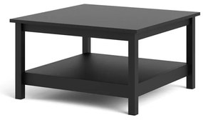 Черна маса за кафе 81x81 cm Madrid - Tvilum