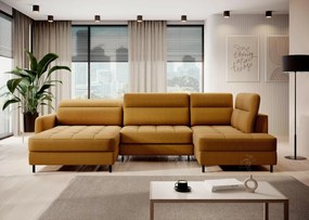 Ъглов диван Tobe-Moustardi-Left