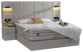 Тапицирана спалня с матрак COMFORT 160 x 200 - бежов 05