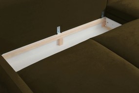 Ъглов диван Camille-Left-Mustard