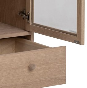 Витрина в дъбов декор 80x145 cm Aston - Actona