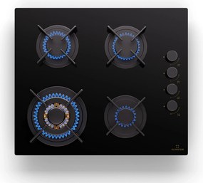 Klarstein Goldflame 4, газов плот, 4 горелки