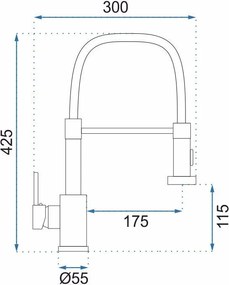 Смесител за кухня REA Colin Titan