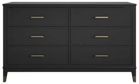 Черен скрин , 144 x 85 cm Westerleigh - CosmoLiving by Cosmopolitan