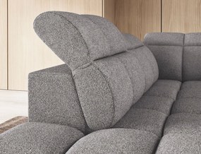 Ъглов диван Chicago-Тъмносив-Ляв