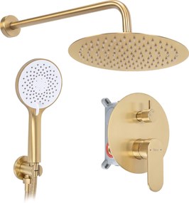 Душ система за вграждане Rea Drop Brush Gold + BOX