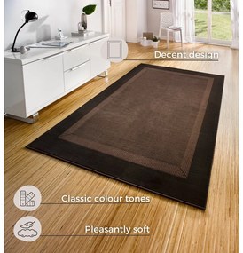 Кафяв килим , 120 x 170 cm Basic - Hanse Home
