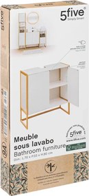 Шкаф за баня 5five Natureo, Бял