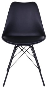 Черни трапезни столове в комплект от 2 броя Oslo - House Nordic