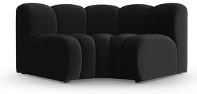 Антрацитен кадифен модул за диван (променлив) Lupine – Micadoni