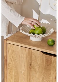 Шкафче от масивен дъб в естествен цвят 95x80 cm Twig – The Beds