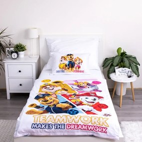 Памучно детско спално бельо за детско креватче 100x135 cm Paw Patrol – Jerry Fabrics