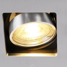 Интелигентен вграден прожектор алуминий вкл. WiFi GU10 с възможност за накланяне - Qure