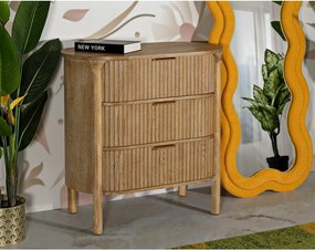 Скрин от масивна ела в естествен цвят 80,5x82x47 cm Gothenburg – Mauro Ferretti