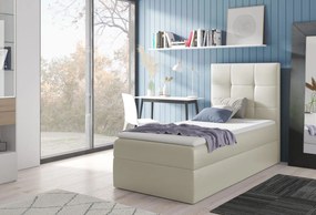 Тапицирано легло Mini 2-Kokkino-80 x 200-Deksia