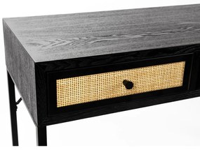 Черна конзолна маса 40x120 cm Guuji – White Label