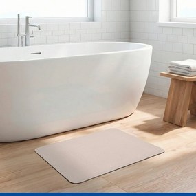 Бежов килим за баня от диатомична глина 39x60 cm Simi – Wenko