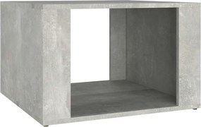 816556 vidaXL Нощна масичка, бетонно сива, 57x55x36 см, инженерно дърво