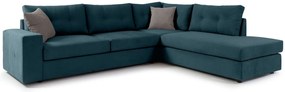 Ъглов диван Hanson-Petrol-Right