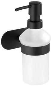 Матово черен комплект самозалепващи аксесоари за баня от неръждаема стомана Orea - Wenko