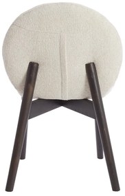 Кремави тапицирани трапезни столове в комплект 2 бр. Sinosa – Light &amp; Living