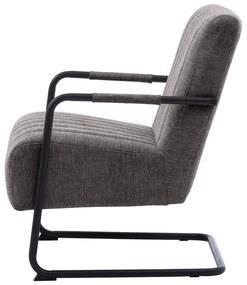 Тъмносиво кресло Trout – Unique Furniture