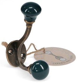 Тъмносиня метална стенна закачалка 3 cm – Rex London