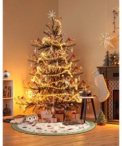 Зелен кръгъл килим с коледен мотив със смес от памук ø 200 cm Toy's Delight Green Christmas – Villeroy&amp;Boch
