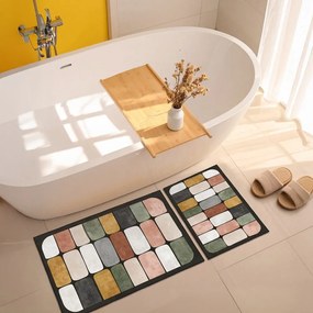 Килими за баня в комплект 2 бр. 60x100 cm – Foutastic