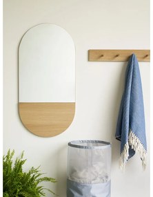 Стенна закачалка от масивен дъб в естествен цвят Folk – Hübsch