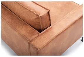 Кафяв фотьойл от изкуствена кожа Rate - Scandic