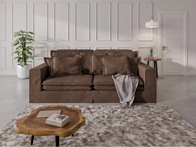 Тъмнокафяв диван 236 cm Nora – Ropez