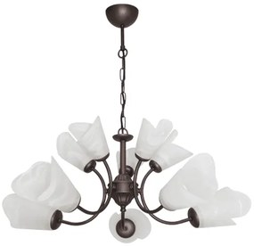 Полилей ГРАНДЕ, патина, 5xE27 + 5xE14