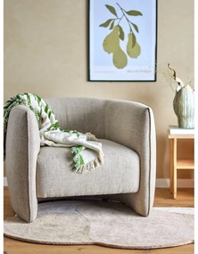 Кафяв вълнен килим 110x140 cm Denton – Bloomingville