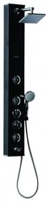 Хидромасажен душ панел ICSH 3051, черен, 131x17.5см