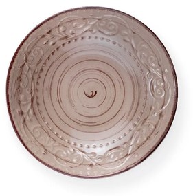 Пясъчнокафява керамична чиния Serendipity, ⌀ 20 cm - Brandani