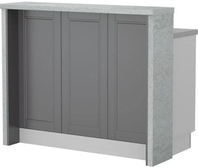 Бар Пейка Tahoma-Length: 120 cm-Graphite-Chromix Silver