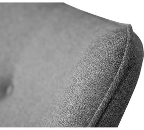 Сив фотьойл с табуретка Niko – Ropez