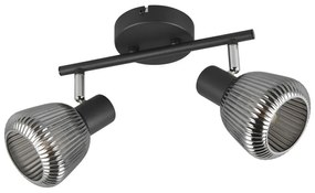 Черен прожектор ø 10 cm Tarifa – Trio