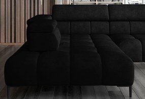 Ъглов диван Pallase-Left-Black