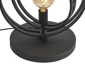 Модерна подова лампа черна с 3 светлини - Indu