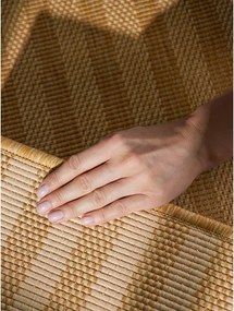 Килим за открито и закрито в цвят жълта охра/кремав 120x170 cm Haringey Linley – Ted Baker