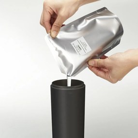 Черен пластмасов диспенсер за сапун 500 ml Round – YAMAZAKI