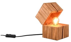 Кафява настолна лампа (височина 16 cm) Treasure - Trio