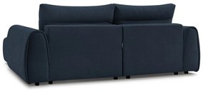 Тъмносин ъглов диван Aden – Bobochic Paris