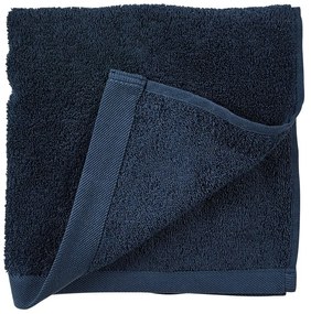 Синя хавлиена памучна кърпа Indigo, 100 x 50 cm Comfort Organic - Södahl